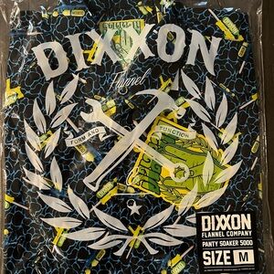 Mens Dixxon Flannel short sleeve party shirt - Panty Soaker 5000 (M) BNIB